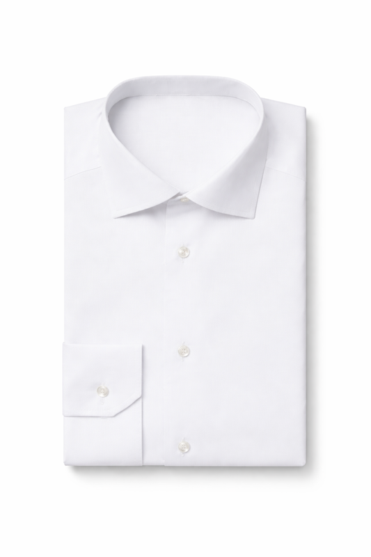 Pure White Mens Dress Shirt
