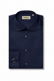 Royal indigo Plain Formal Shirt