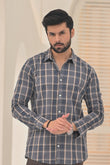 Grey Boxes Men's Casual Shirt