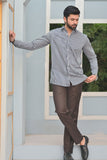 White Lining Casual Shirt