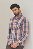 Multi Boxes Men's Casual Shirt