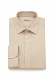 Dessert Brown Plain Formal Shirt