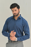 Denim Blue Plain Formal Shirt