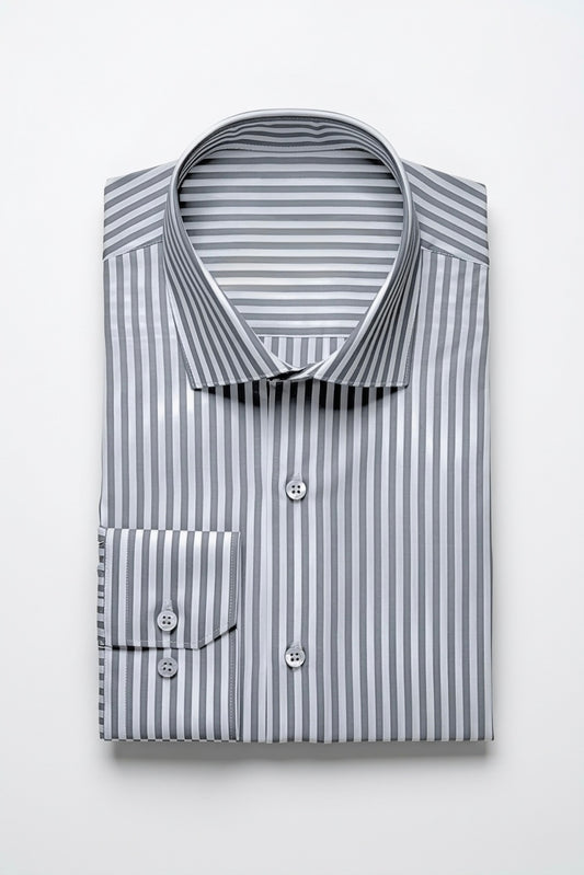 Precision Grey lining Formal Shirt