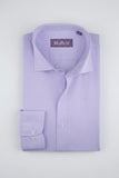 Pastel Purple Textured Dress Shirt