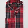 Red Graph Mens Dress Shirt