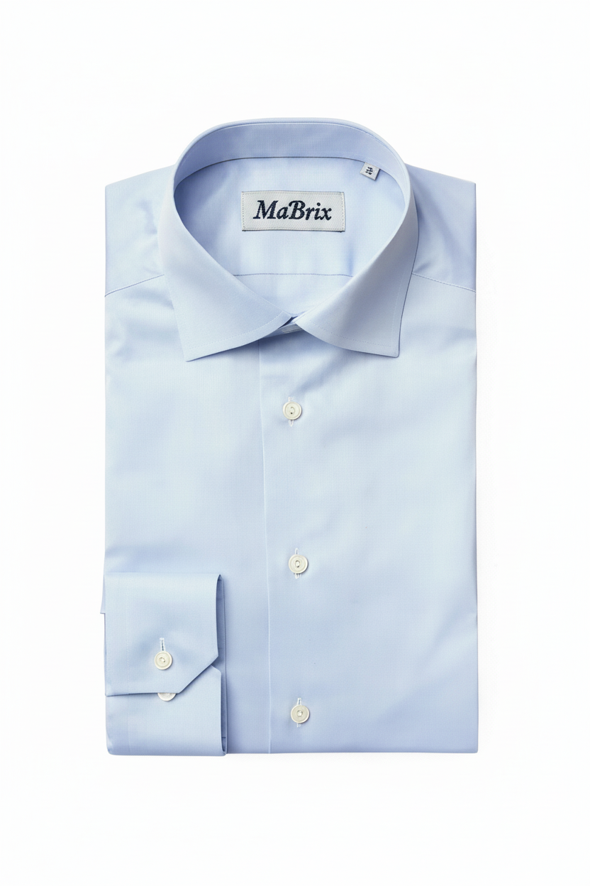 Celestial Blue Plain Formal Shirt