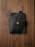 100% Genuine Leather Wallet for Men – Premium Handmade RFID Card Holder | Cash & Card Wallet | Cash on Delivery – Open Parcel Before Payment