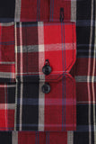 Red Graph Mens Dress Shirt