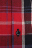 Red Graph Mens Dress Shirt