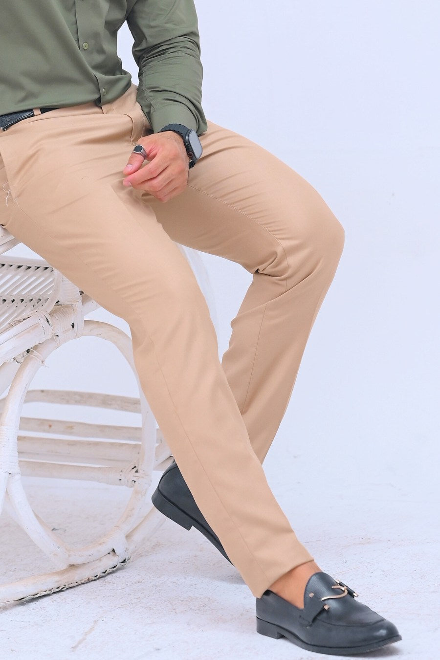 Camel Brown Mens Dress Pant