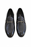 MaBrix™ Signature Men's Handcrafted 100% Original Leather Loafers – Premium Black Bit Loafers