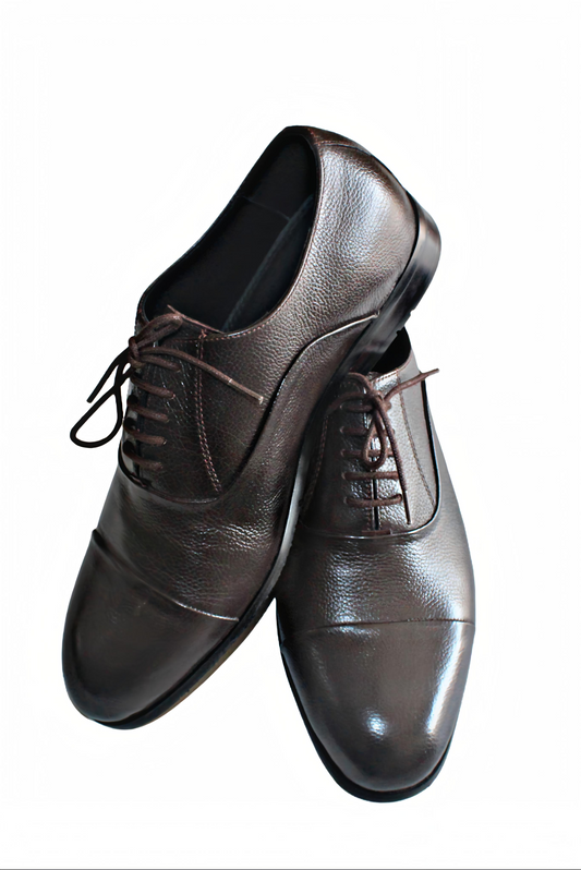 MaBrix Premium Handcrafted Oxford Shoes - 100% Original Leather Formal Footwear for Men