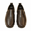 MaBrix Premium Original Leather Brown Loafers for Men – Genuine Leather Slip-On Formal Shoes | Classic Comfort & Durable Design