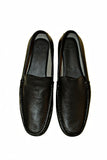 MaBrix Premium Original Leather Black Loafers for Men – Genuine Leather Slip-On Formal Shoes | Minimal Classic Design