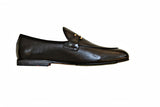 MaBrix™ Signature Men's Handcrafted 100% Original Leather Loafers – Premium Black Bit Loafers