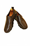 MaBrix Premium Original Leather Brown Loafers for Men – Genuine Leather Slip-On Formal Shoes | Classic Comfort & Durable Design