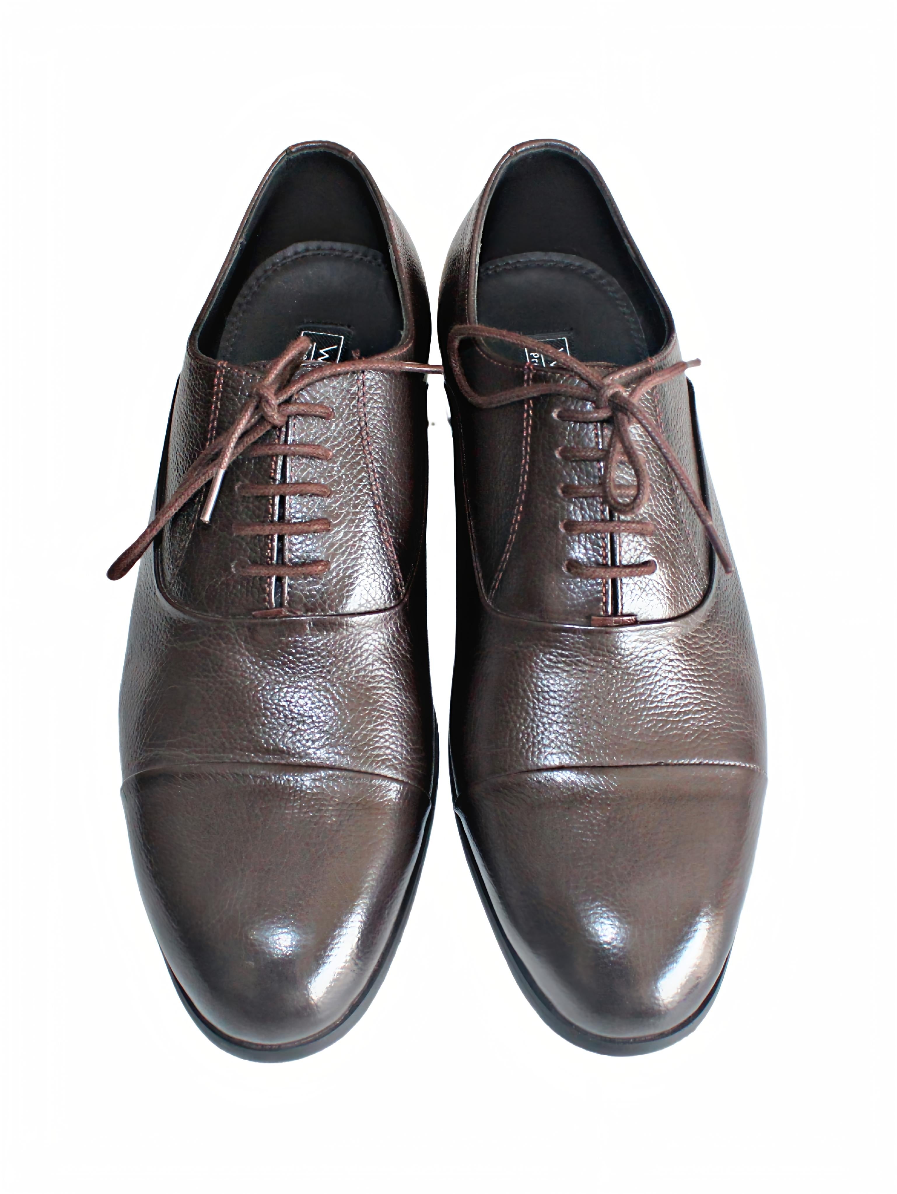 MaBrix Premium Handcrafted Oxford Shoes - 100% Original Leather Formal Footwear for Men