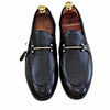 MaBrix™ Signature Men's Handcrafted 100% Original Leather Loafers – Premium Black Bit Loafers