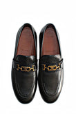 MaBrix™ Signature Men's Handcrafted 100% Original Leather Loafers – Premium Black Bit Loafers