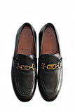 MaBrix™ Signature Men's Handcrafted 100% Original Leather Loafers – Premium Black Bit Loafers